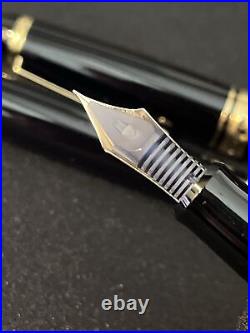 Pilot Custom 743 Fountain Pen in Black/Gold 14K Fine Point NEW in Box