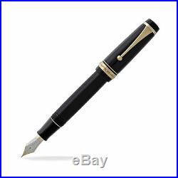 Pilot Custom Urushi Fountain Pen Black & Gold Trim Fine Point P71655 NEW