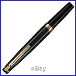 Pilot E95s Fountain Pen Black & Gold Extra Fine Point Brand New P60836
