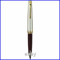 Pilot E95s Fountain Pen in Burgundy & Ivory Fine Point Brand New P60840