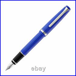 Pilot Falcon Fountain Pen in Resin Blue Soft Flexible Extra Fine Point -New