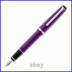 Pilot Falcon Fountain Pen in Resin Purple Soft Flexible Extra Fine Point New