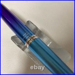 Pilot Fountain Pen Capless Point Twilight Blue 18K F 2015 Limited Rare