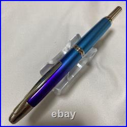 Pilot Fountain Pen Capless Vanishing Point Twilight Blue 18K F 2015 Limited Rare