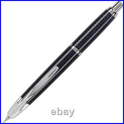 Pilot Fountain Pen Vanishing Point Blue Carbonesque Retractable, Fine Nib 60149