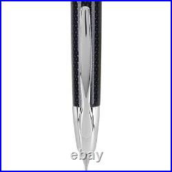 Pilot Fountain Pen Vanishing Point Blue Carbonesque Retractable, Fine Nib 60149