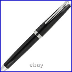 Pilot Metal Falcon Fountain Pen in Black Soft Flexible Fine Point NEW in Box