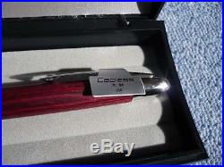 Pilot NAMIKI Capless Fountain Pen Vanishing Point Wood Deep Red 18K EF / F / M