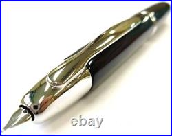 Pilot NAMIKI Vanishing Point Capless RADEN Stripe F nib fountain pen from Japan