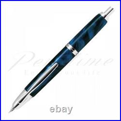 Pilot NAMIKI Vanishing Point Capless SE MARBLE Blue F nib fountain pen from JP