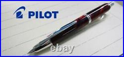 Pilot NAMIKI Vanishing Point Capless SE MARBLE Orange F nib fountain pen From JP
