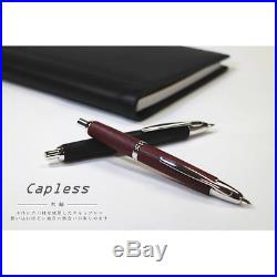 Pilot NAMIKI Wood Vanishing Point Capless BK (Black) Fine (F) nib fountain pen