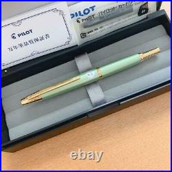 Pilot Namiki Fountain Pen Vanishing Point Decimo Green Gold Nib Gold 18K Fine