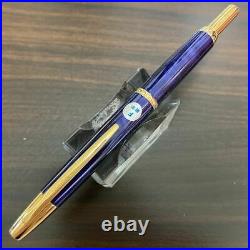 Pilot Namiki Fountain Pen Vanishing Point Decimo Marble Blue Nib Gold 18K Fine