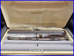 Pilot Namiki Shogun Sterling Silver Fountain Pen 18K Gold Fine Point