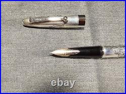 Pilot Namiki Shogun Sterling Silver Fountain Pen 18K Gold Fine Point