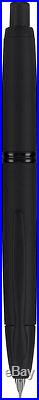 Pilot Namiki Vanishing Point 18K Fountain Pen Matte Black, Blue Ink, Fine Tip