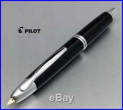 Pilot Namiki Vanishing Point Fountain Pen Fine nib Black with Rhodium Accents