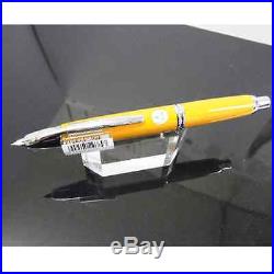 Pilot Namiki Vanishing Point Fountain Pen Fine nib DeepYellow Rhodium Accents