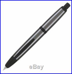 Pilot Namiki Vanishing Point Gunmetal Matte Black Fine Fountain Pen #60583