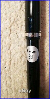 Pilot(R) Falcon Black Rhodium Fountain Pen with 14K Gold Nib, Extra-Fine Point