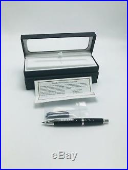 Pilot Vanishing Point Collection Fountain Pen Black & Rhodium Extra Fine P60341