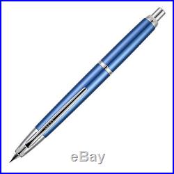Pilot Vanishing Point Decimo Capless Fountain Pen, Lt Blue, 18k Extra Fine Nib