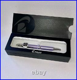 Pilot Vanishing Point Decimo Collection Fountain Pen Purple 18K Extra Fine EF