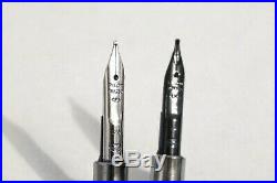 Pilot Vanishing Point Fountain Pen 18kt Fine Nib Black Silver Japanese