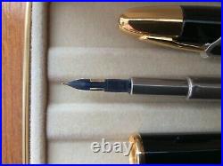 Pilot Vanishing Point Fountain Pen Black Gold Fine 18K Nib Vintage Capless withTag