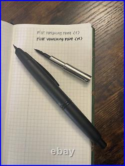Pilot Vanishing Point Fountain Pen Comes With A Medium AND Fine Nib