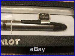 Pilot Vanishing Point Fountain Pen Gun Metal Black Matte Extra Fine Pen