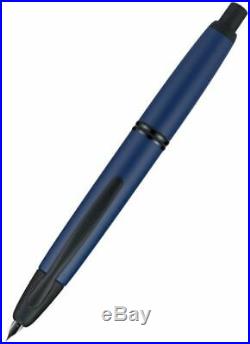 Pilot Vanishing Point Fountain Pen, Matte Blue, 18k Extra Fine Nib