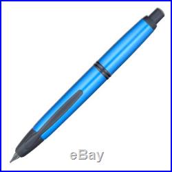 Pilot Vanishing Point Fountain Pen, Metallic Mountain Blue, 18k Extra Fine