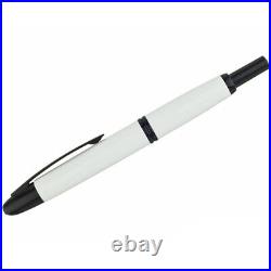 Pilot Vanishing Point Fountain Pen Namiki Black White Metal, Extra Fine 60745