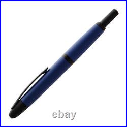 Pilot Vanishing Point Fountain Pen in Matte Blue & Black Accents -18K Extra Fine