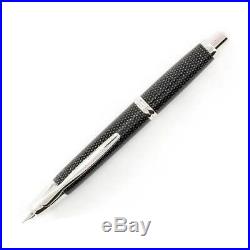 Pilot Vanishing Point Retractable Fountain Pen, Black Carbonesque, Fine (60146)