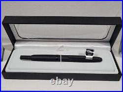 Pilot Vanishing Point Retractable Fountain Pen, Matte Black, Broad (60582)