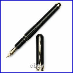 Pineider Avatar UR Deluxe Fountain Pen in Graphene Black Extra Fine Point NEW