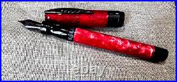 Pineider La Grand Fountain Pen Rocco Red, Fine Point