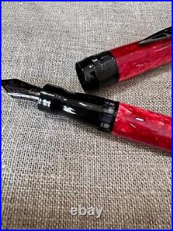 Pineider La Grand Fountain Pen Rocco Red, Fine Point