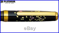 Platinum Classic Maki-e Cherry Blossom Fine Point Fountain Pen- NEW
