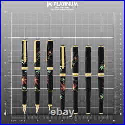 Platinum Classic Maki-e Fountain Pen in Autumn Leaves 18K Gold- Fine Point