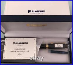 Platinum Fountain Pen 3776 Cencherry Black Fine Point Pnb-10000 12Japan Seller