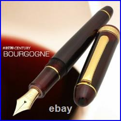 Platinum New #3776 CENTURY Fountain Pen Bourgogne Extra Fine Nib PNB-15000#71-1