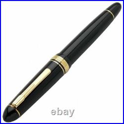 Platinum PRESIDENT Fountain Pen Black Fine Nib PTB-20000P#1-2