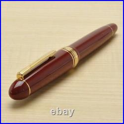 Platinum PRESIDENT Fountain Pen Wine Red Fine Nib PTB-20000P#10-2