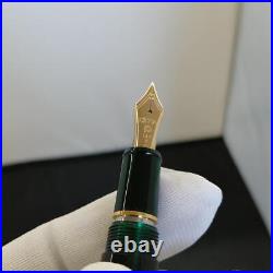 Platinum Pnb-13000 / Laurel Green Fountain Pen Fine Point