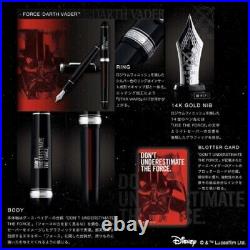 Platinum STAR WARS Century #3776 Fountain Pen Force Darth Vader Fine Point Ltd