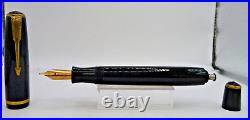 Plexor Vintage French Button Fill Fountain Pen- FLEXIBLE EXTRA FINE NIB-working